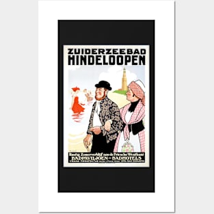 Zuiderzeebad Hindeloopen. Badpaviljoen. Badhotels. Posters and Art